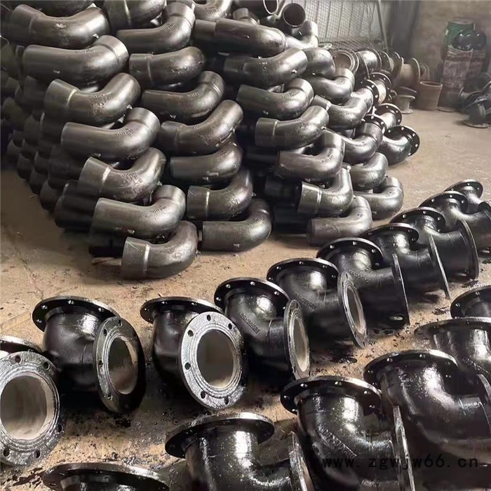 骏坤 DN400  球墨铸铁弯头  承插双盘铸铁管件  铸铁承插三通 球墨铸铁管件图5