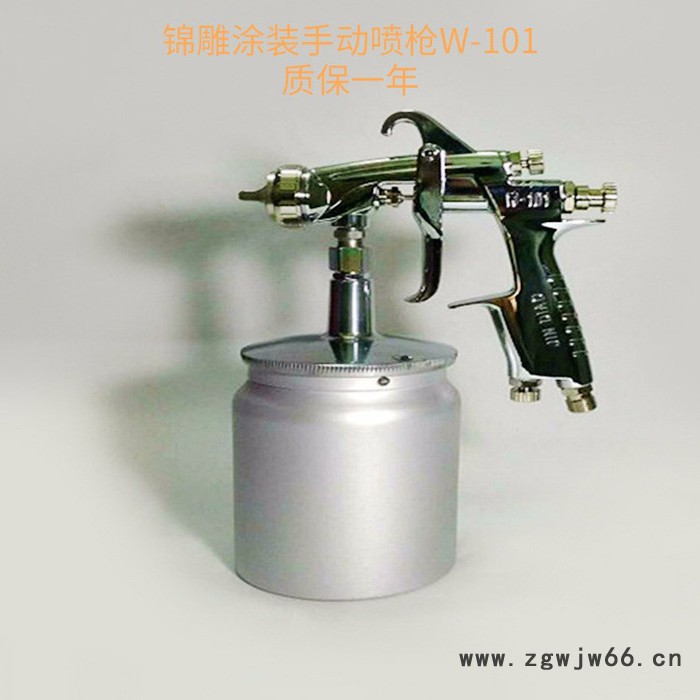 厂家直捎JIN DIAO 手动喷枪W-101 气动喷枪 油漆喷枪 家具专用喷枪图2