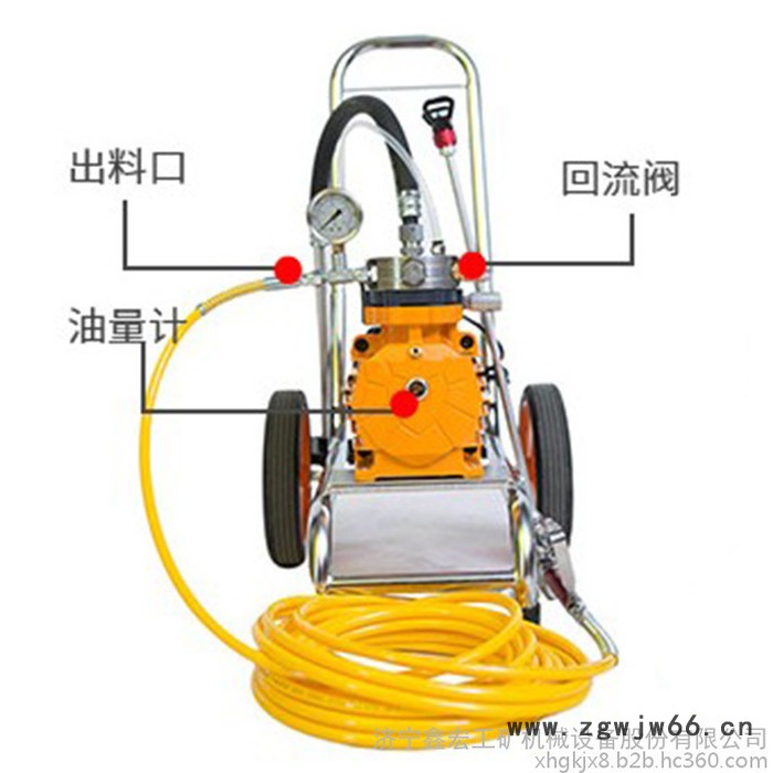 高压无气喷涂机 XH-600C电动防水涂料喷涂机 涂料无气喷涂机图3