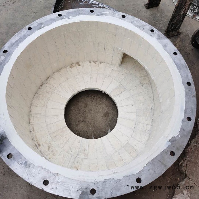 聚润氧化铝内衬管道 高铝复合内衬管件 耐磨陶瓷贴片管道 可订制图4