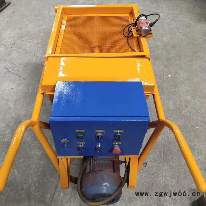 广州鸿业机械 内墙砂浆喷涂机  专业内内外墙工程螺杆泵砂浆喷涂 室内喷涂机 墙体喷涂机图2