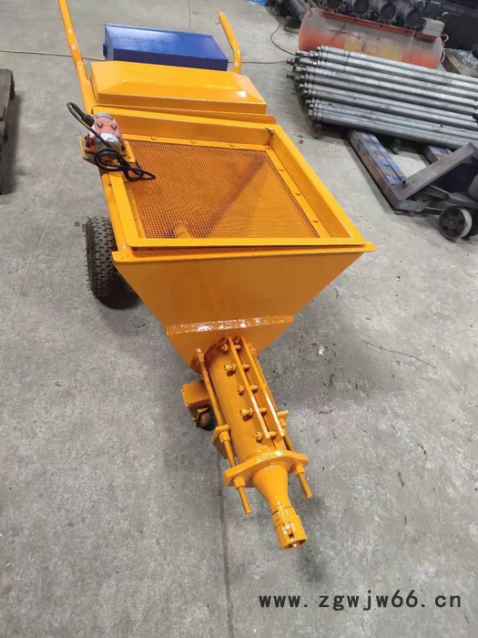 广州鸿业机械 内墙砂浆喷涂机  专业内内外墙工程螺杆泵砂浆喷涂 室内喷涂机 墙体喷涂机图4