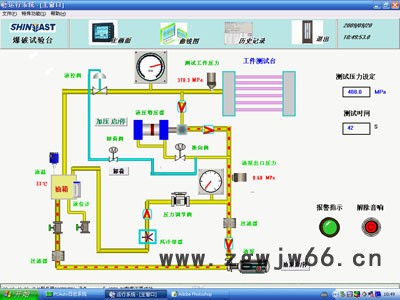 液压胶管脉冲试验机 汽车管件 管阀类脉冲试验台图3