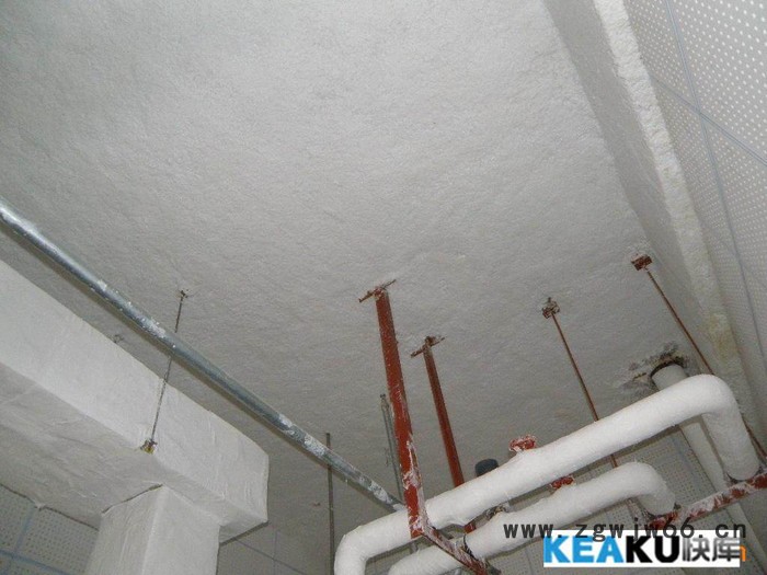 财富华美  无机纤维喷涂施工图3