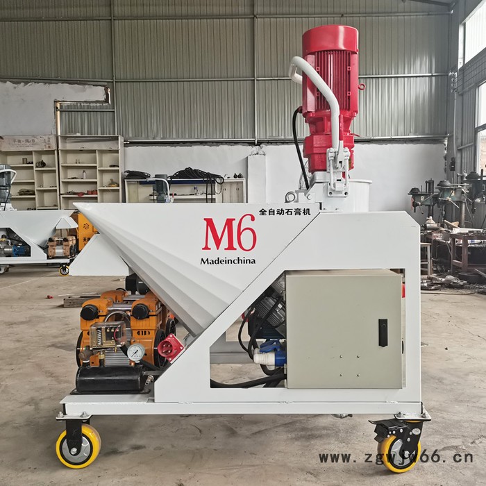 尚欧机械 M6全自动石膏机 石膏干粉喷涂机 粉刷石膏喷涂机 砂浆喷涂机 **图3