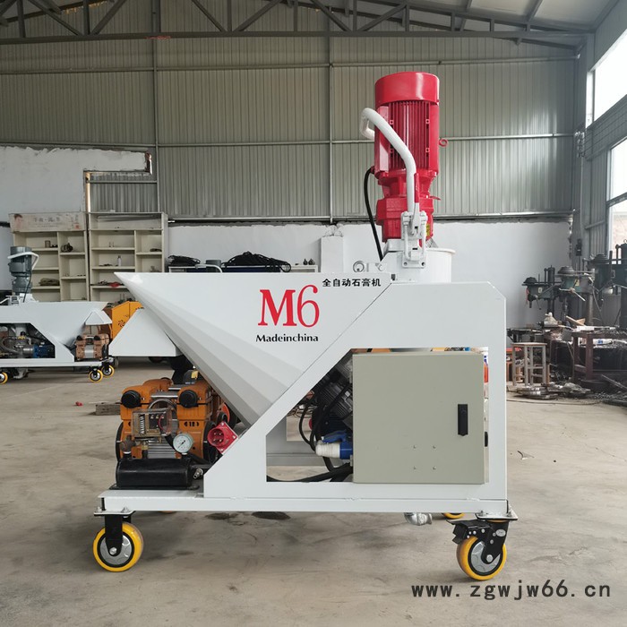 尚欧机械 M6全自动石膏机 石膏干粉喷涂机 粉刷石膏喷涂机 砂浆喷涂机 **图6