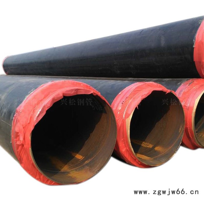 钢套钢直埋蒸汽管 钢套钢预制直埋蒸汽保温管及保温管件图3