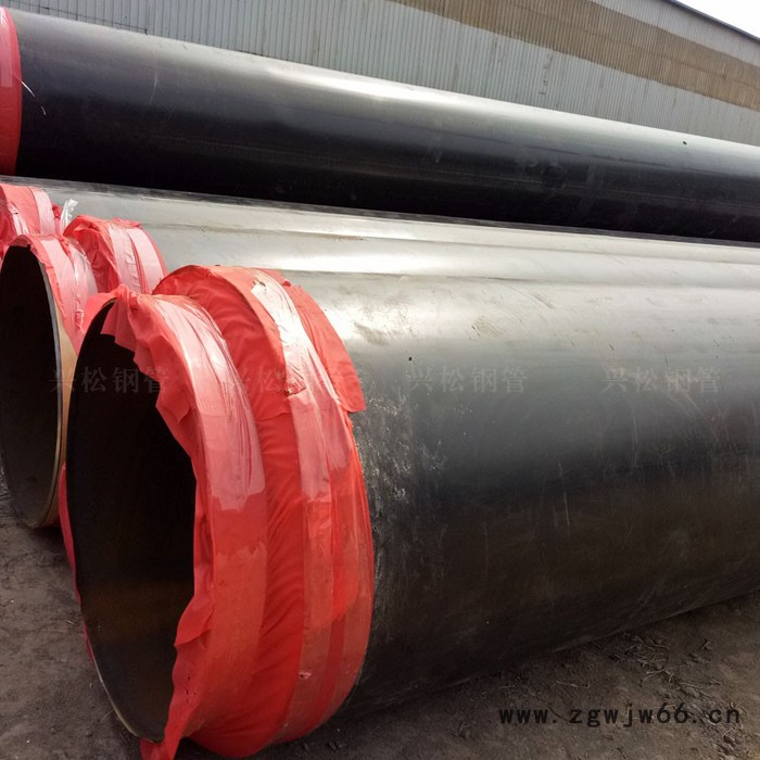 钢套钢直埋蒸汽管 钢套钢预制直埋蒸汽保温管及保温管件图2