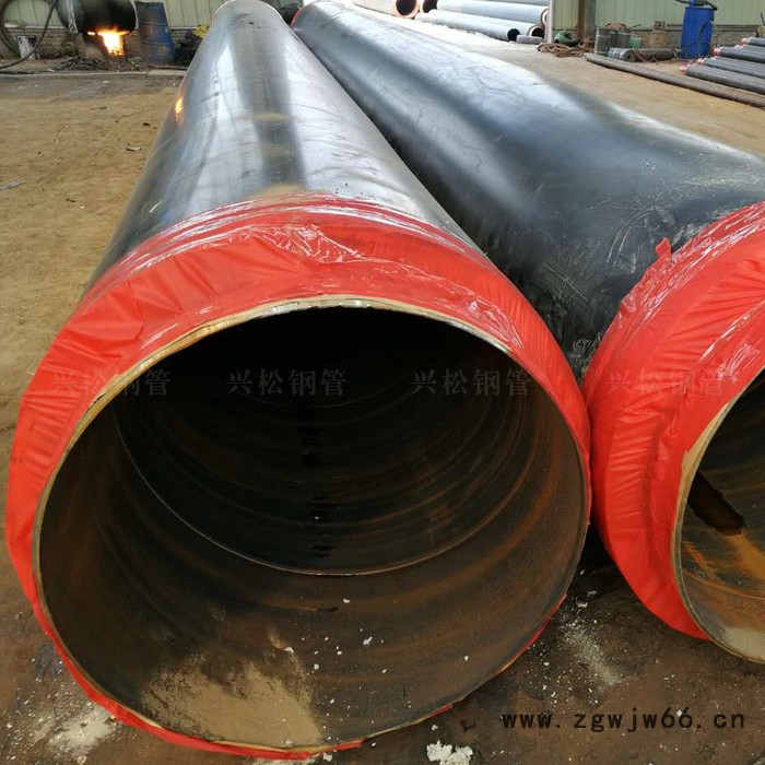 钢套钢直埋蒸汽管 钢套钢预制直埋蒸汽保温管及保温管件图8