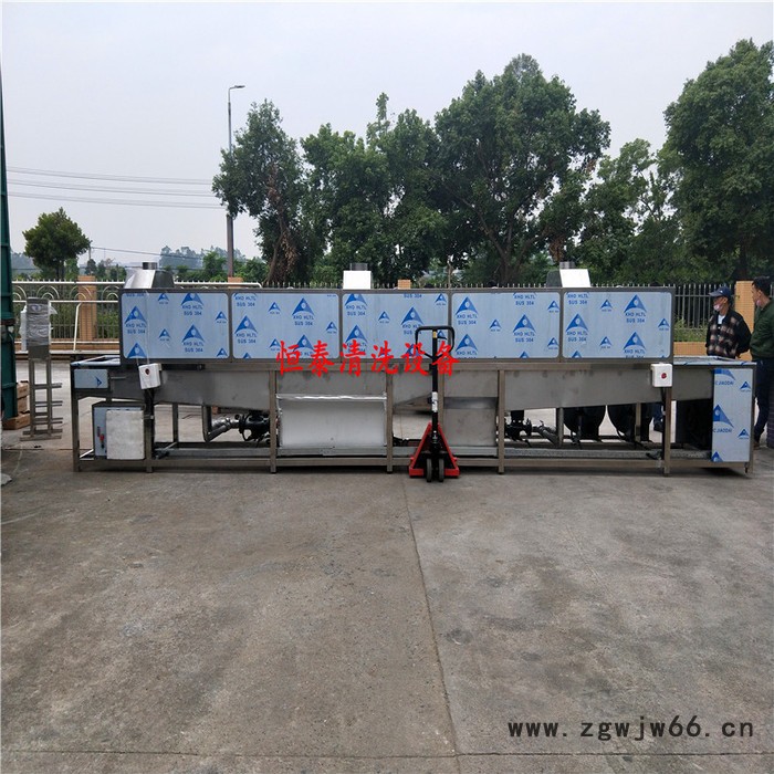 量身定做不锈钢管件超声波清洗机不锈钢管除油清洗烘干自动线