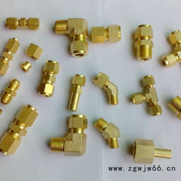 供应气动管路接头铜接头仪表管件仪表管接头图2