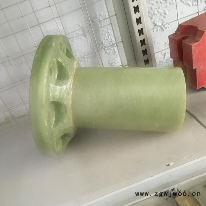 鸿硕DN20 玻璃钢管件 法兰短接 管道法兰 手糊法兰图2
