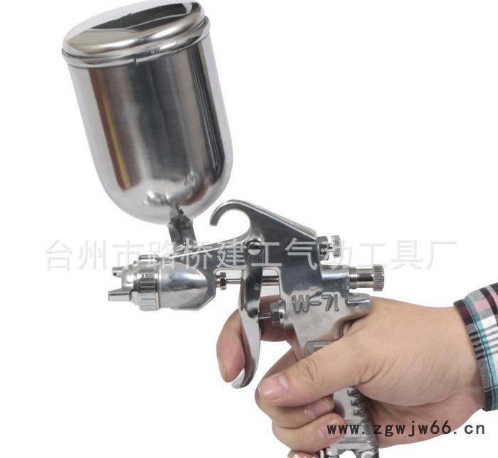 建工W71油漆喷枪气动工具 直销 高压喷枪 合金枪1比 多彩