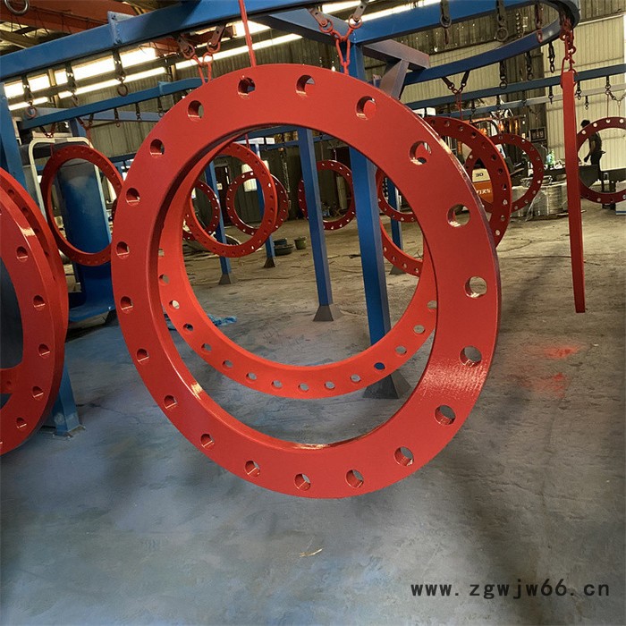 龙塑管件喷涂法兰 环氧树脂粉末喷涂法兰 支持定制厂家图5