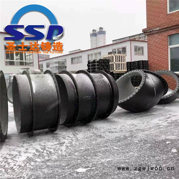 消失模球墨管件 盘承短管 T型盘承短管 订做圣士达铸造图8