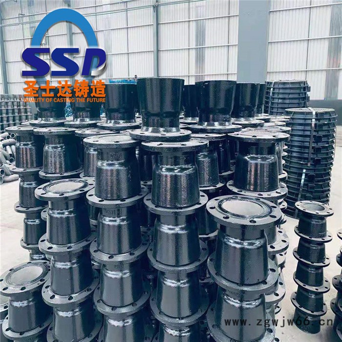 消失模球墨管件 盘承短管 T型盘承短管 订做圣士达铸造图6
