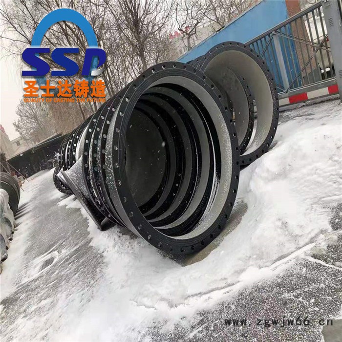 消失模球墨管件 盘承短管 T型盘承短管 订做圣士达铸造图5