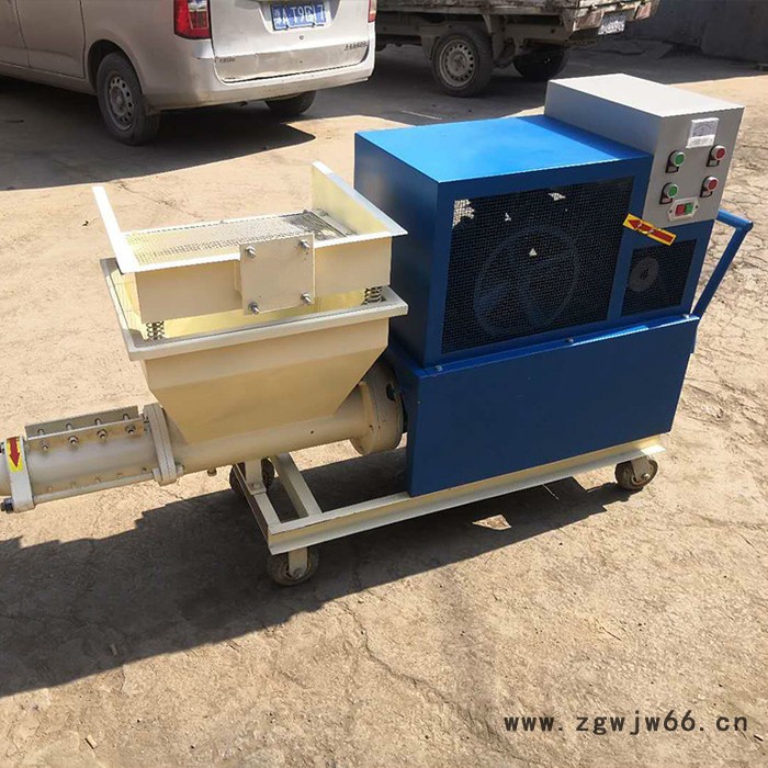 砂浆喷涂机 WD-300螺杆墙面喷涂机 螺杆式高压砂浆喷涂机图6