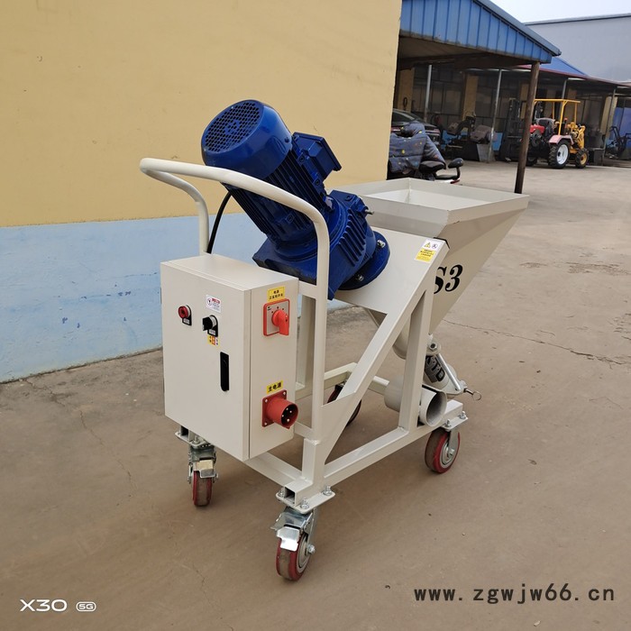 冠发防火材质喷涂机 砂浆喷涂机 多功能砂浆灌缝机 小型石膏腻子喷涂机图2