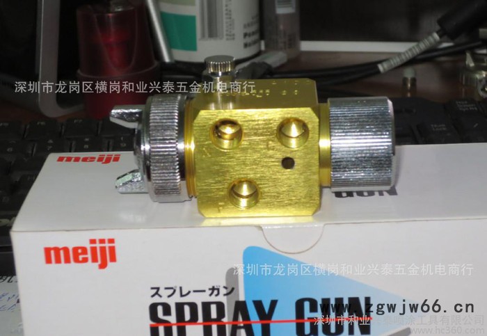 日本明治Meiji喷枪，A-100吸塑机专用喷头，日本明治自动喷枪图2