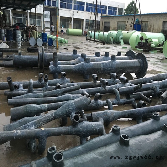 江西 玻璃钢喷淋层 鸿硕玻璃钢喷淋管件 玻璃钢电厂烟道喷淋管图7