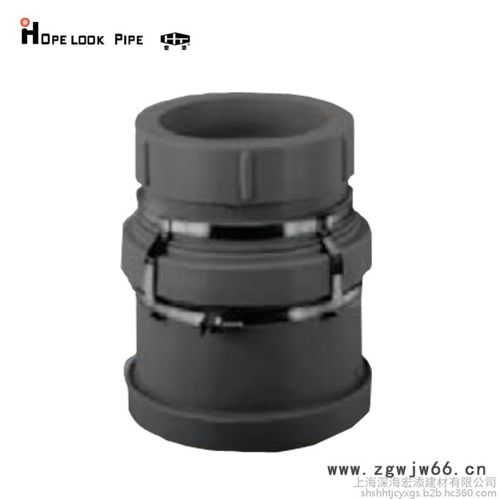 宏添 pe排水管材三层复合静音管HDPE管材厂家单立管三通压盖式管件安全卡图6