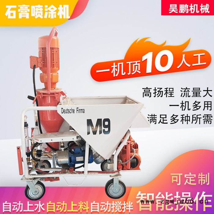 石膏喷涂机 粉刷石膏喷涂机 自动石膏机 喷石膏机图2