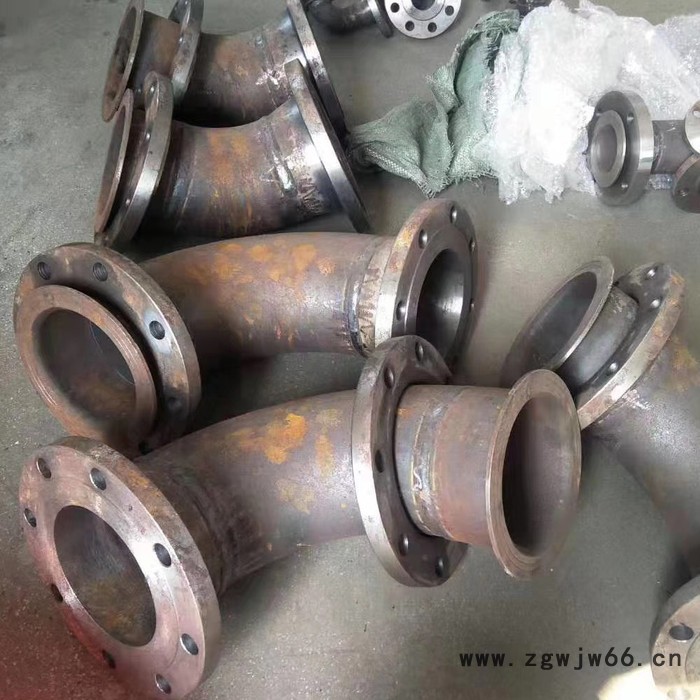 瑞鑫恒通 **  钢衬塑复合弯头 耐酸衬四氟弯头 耐酸衬四氟管件 衬塑弯头DN80 SCH40图2