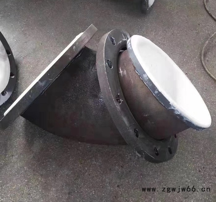 瑞鑫恒通 **  钢衬塑复合弯头 耐酸衬四氟弯头 耐酸衬四氟管件 衬塑弯头DN80 SCH40图4