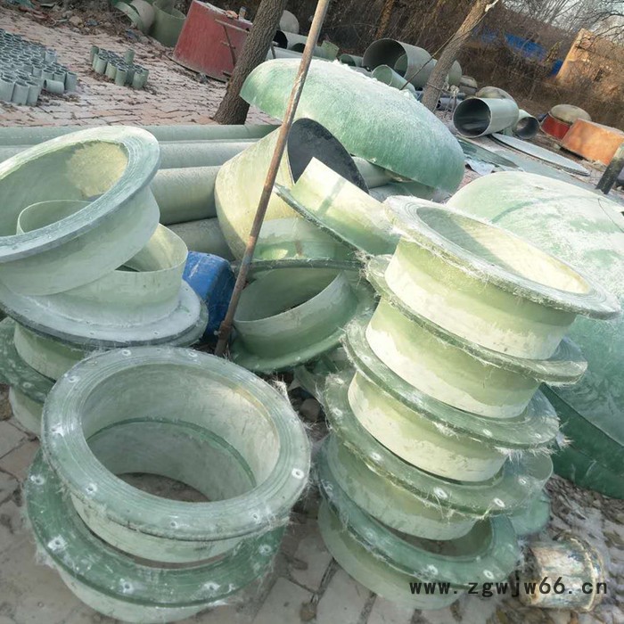 鸿硕 玻璃钢脱硫塔管件 玻璃钢耐温法兰 玻璃钢法兰片图6