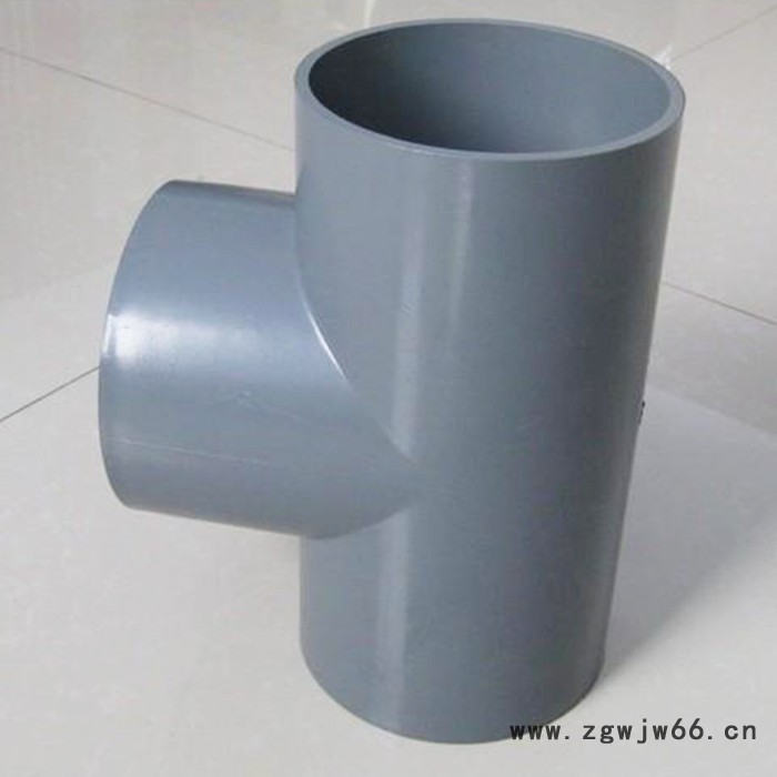 PVC正三通管瑞光牌UPVC化工国标加厚三通管道塑料三通管件批发图5