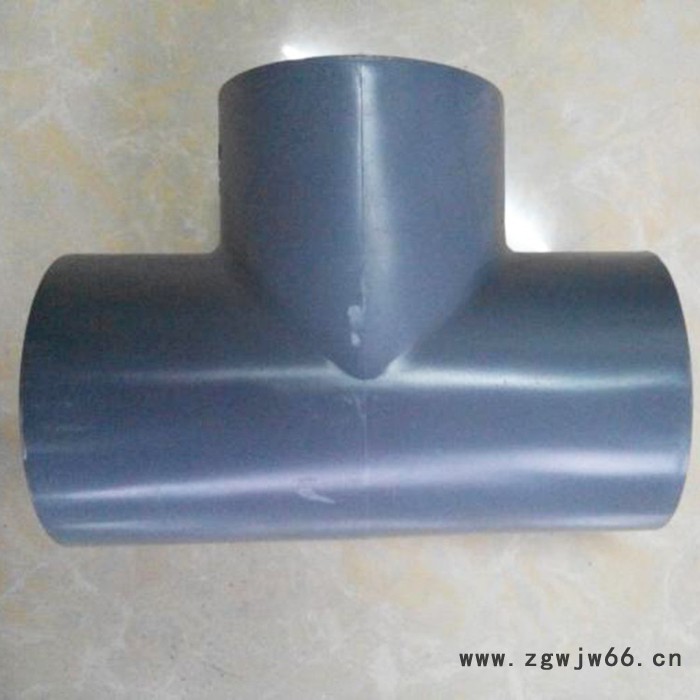 PVC正三通管瑞光牌UPVC化工国标加厚三通管道塑料三通管件批发图4