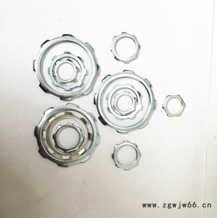 浙江舟山易科品牌花边镀锌管并帽 水管根母 接头管件紧固螺母批发零售图2