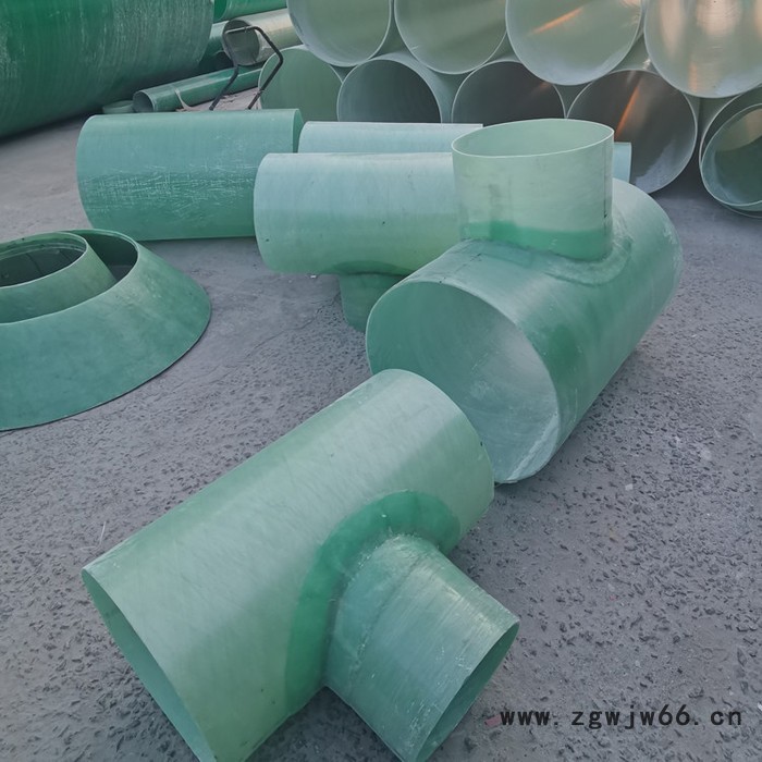 阔龙 玻璃钢管道接头 玻璃污水管道管件 玻璃钢管件图2
