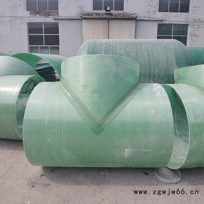 阔龙 玻璃钢管道接头 玻璃污水管道管件 玻璃钢管件图3