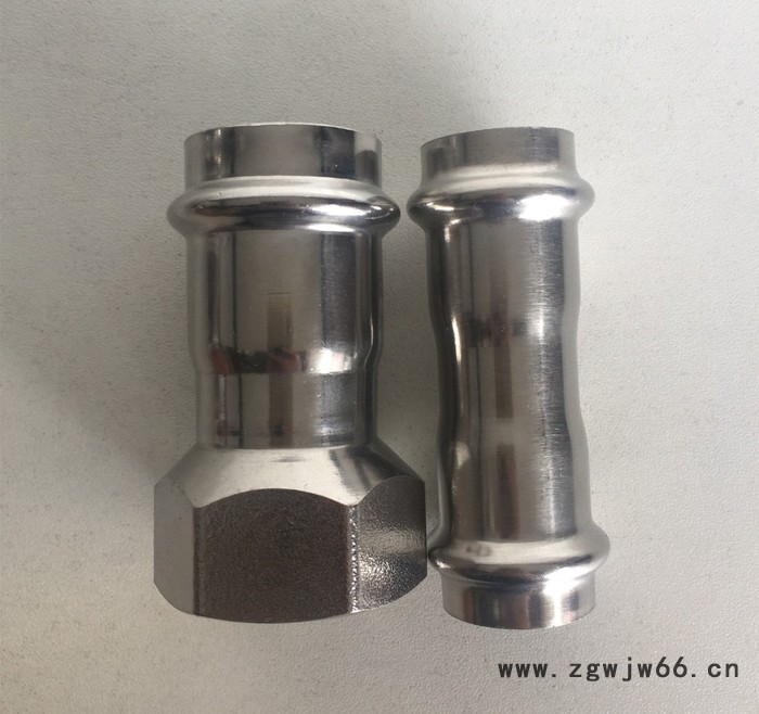 不锈钢管件 304不锈钢双卡压式异径直接头 厂家批发 工程单异径直接头 304卡压式异径直接头图7