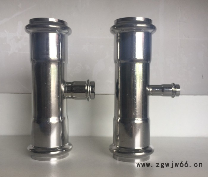 不锈钢管件 304不锈钢双卡压式异径直接头 厂家批发 工程单异径直接头 304卡压式异径直接头图3