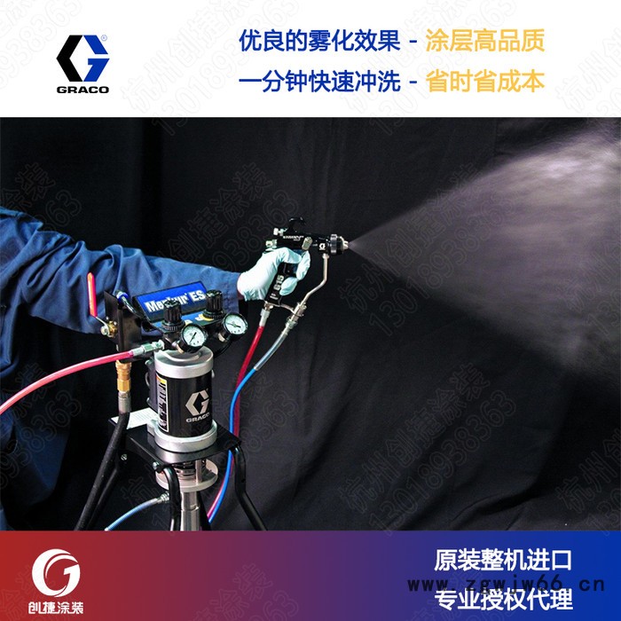 GRACO/固瑞克喷涂机 MerkurES空气辅助无气喷涂机 气动隔膜泵图2