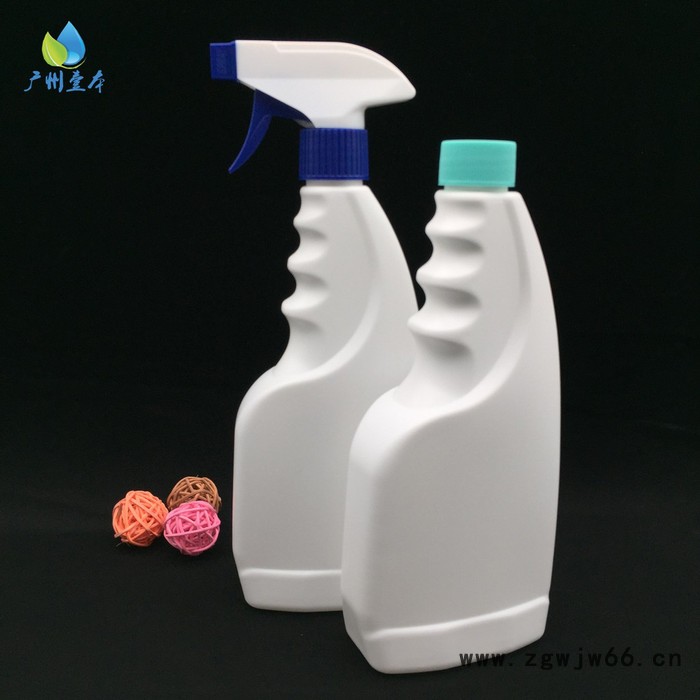 广州壹本**HDPE500ml手扣式喷枪瓶 瓶身带指印 清洁剂瓶 油污净瓶 500ml喷枪瓶 通用喷枪塑料包装瓶图4