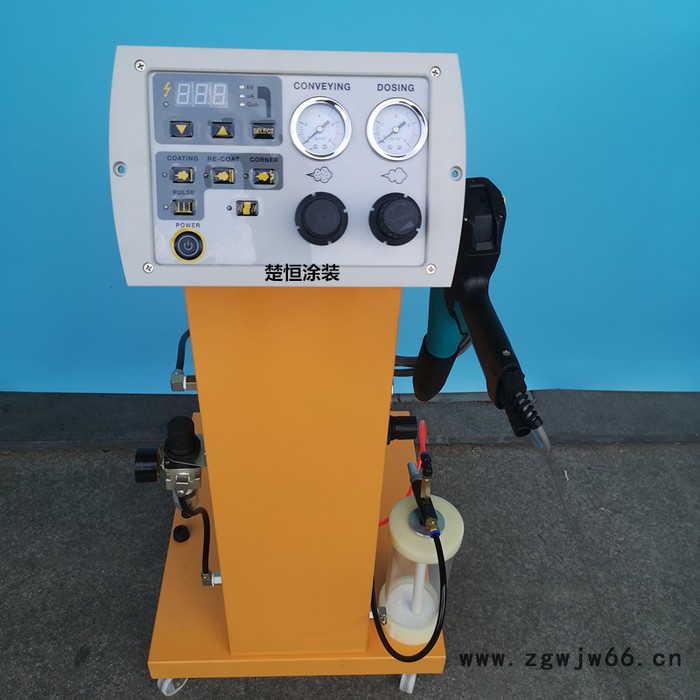 金葱粉手动静电粉末喷涂机 闪光粉静电喷涂机 饰品 工艺品专用喷涂机 喷塑机  静电喷涂设备 ** 质量保证塑粉机图3