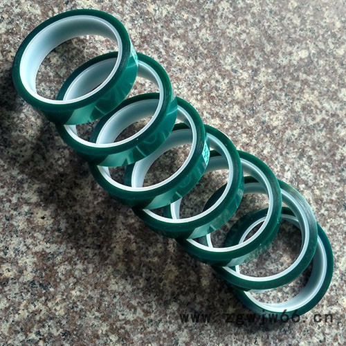 绿胶 pet基材喷涂烤漆多功用胶带 电镀胶带 PCB板喷涂烤漆胶带 高温胶带 不残胶 工业胶带图2