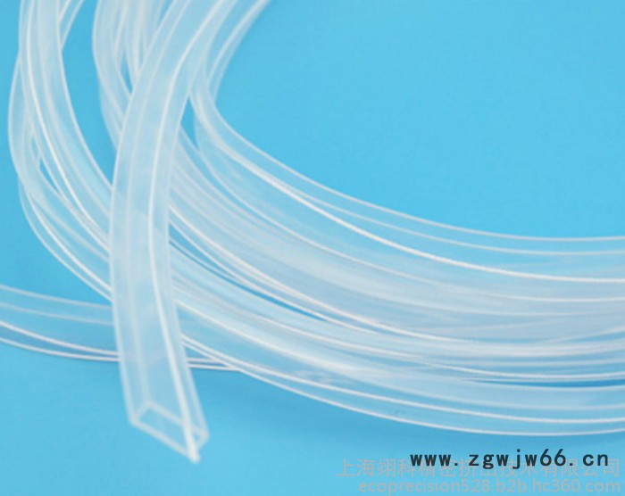 PTFE异性挤出管 PTFE塑料管件制造商 小尺寸PTFE聚四氟乙烯管