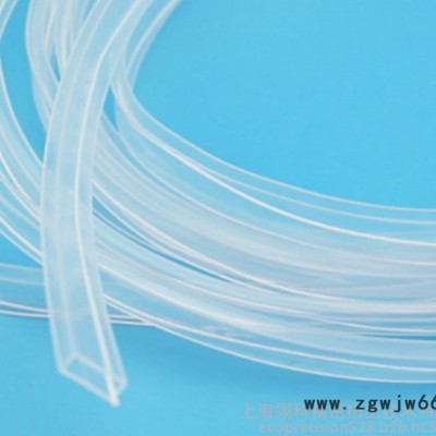 PTFE异性挤出管 PTFE塑料管件制造商 小尺寸PTFE聚四氟乙烯管