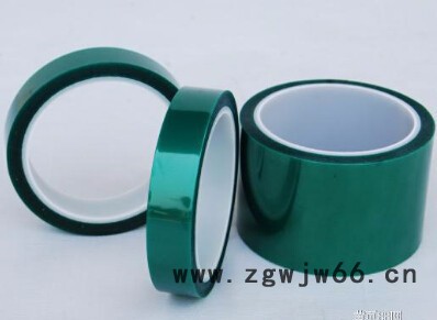 供应绿色遮蔽喷涂胶带 高温透明遮蔽胶带 绿色硅胶带图4