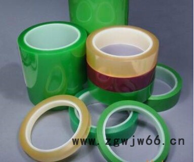 供应绿色遮蔽喷涂胶带 高温透明遮蔽胶带 绿色硅胶带图2