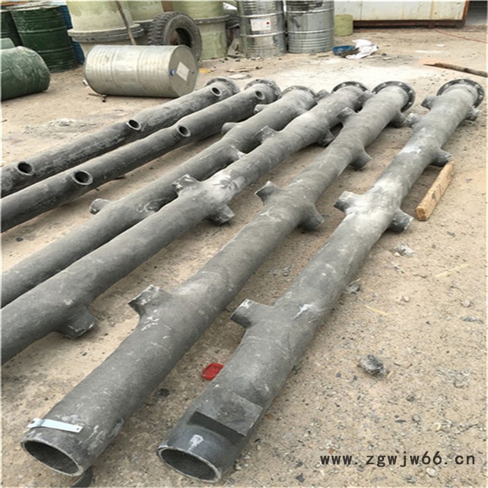 潍坊 玻璃钢电厂烟道喷淋管 鸿硕玻璃钢喷淋管件 玻璃钢净化塔喷淋管图8