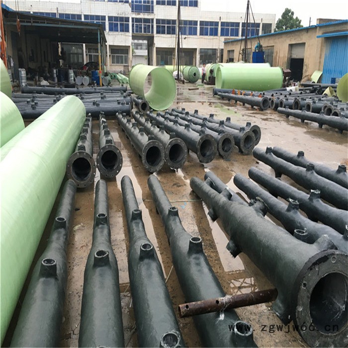 潍坊 玻璃钢电厂烟道喷淋管 鸿硕玻璃钢喷淋管件 玻璃钢净化塔喷淋管图4