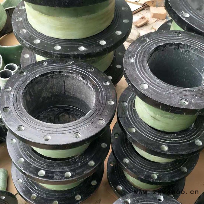 丹东 玻璃钢树脂管件 鸿硕玻璃钢风管法兰 玻璃钢手糊变径法兰图2