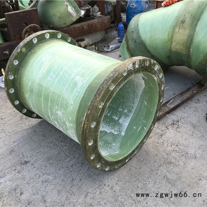 丹东 玻璃钢树脂管件 鸿硕玻璃钢风管法兰 玻璃钢手糊变径法兰图4