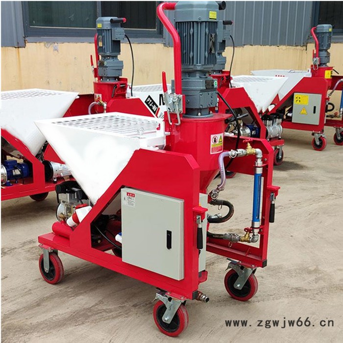 粉刷石膏喷涂机 全自动石膏喷涂粉墙机 石膏涂料喷墙机 原理详解图6